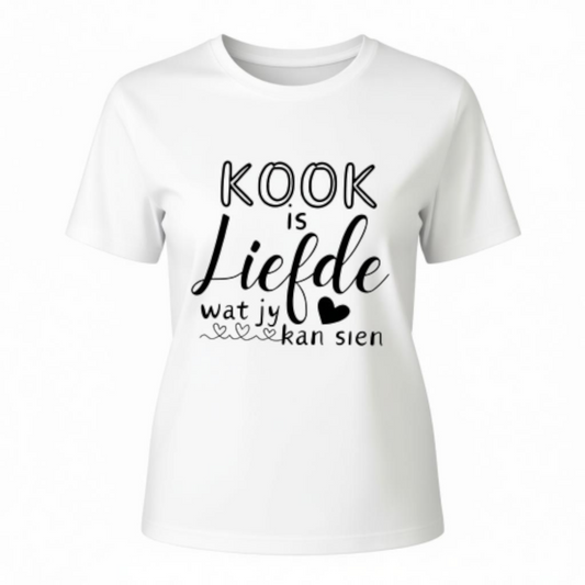 Kook is Liefde - Premium 100% Cotton Ladies Shirt