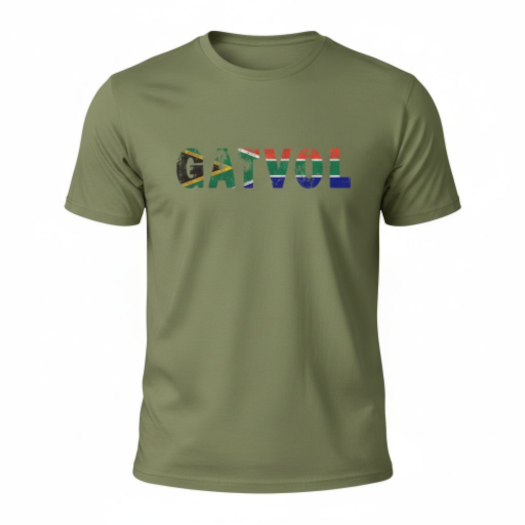 Gatvol SA Flag Premium 100% Cotton Shirt