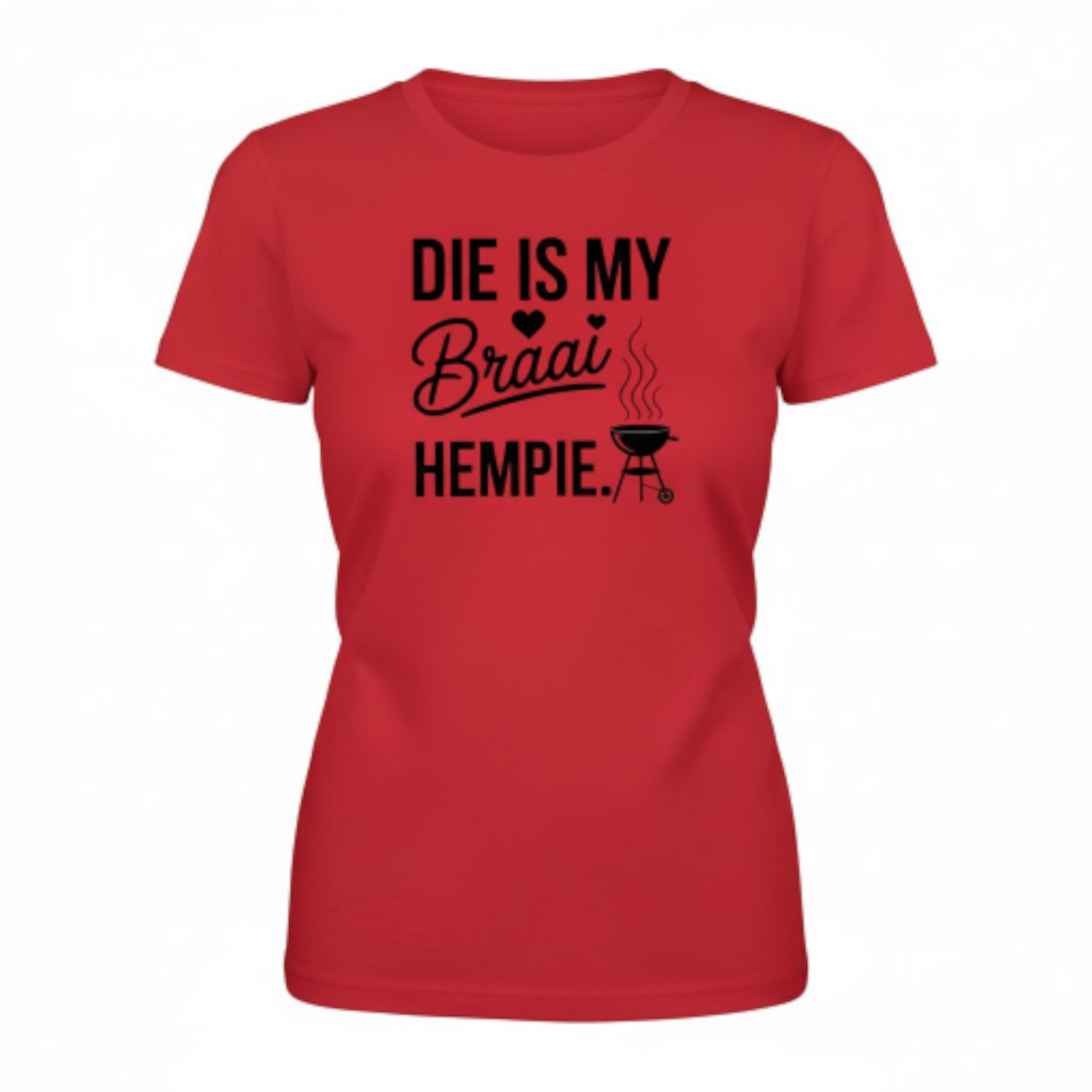 Braai Hempie - Premium 100% Cotton Ladies Shirt